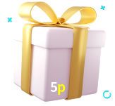 Receba seus bônus de boas-vindas no 5p